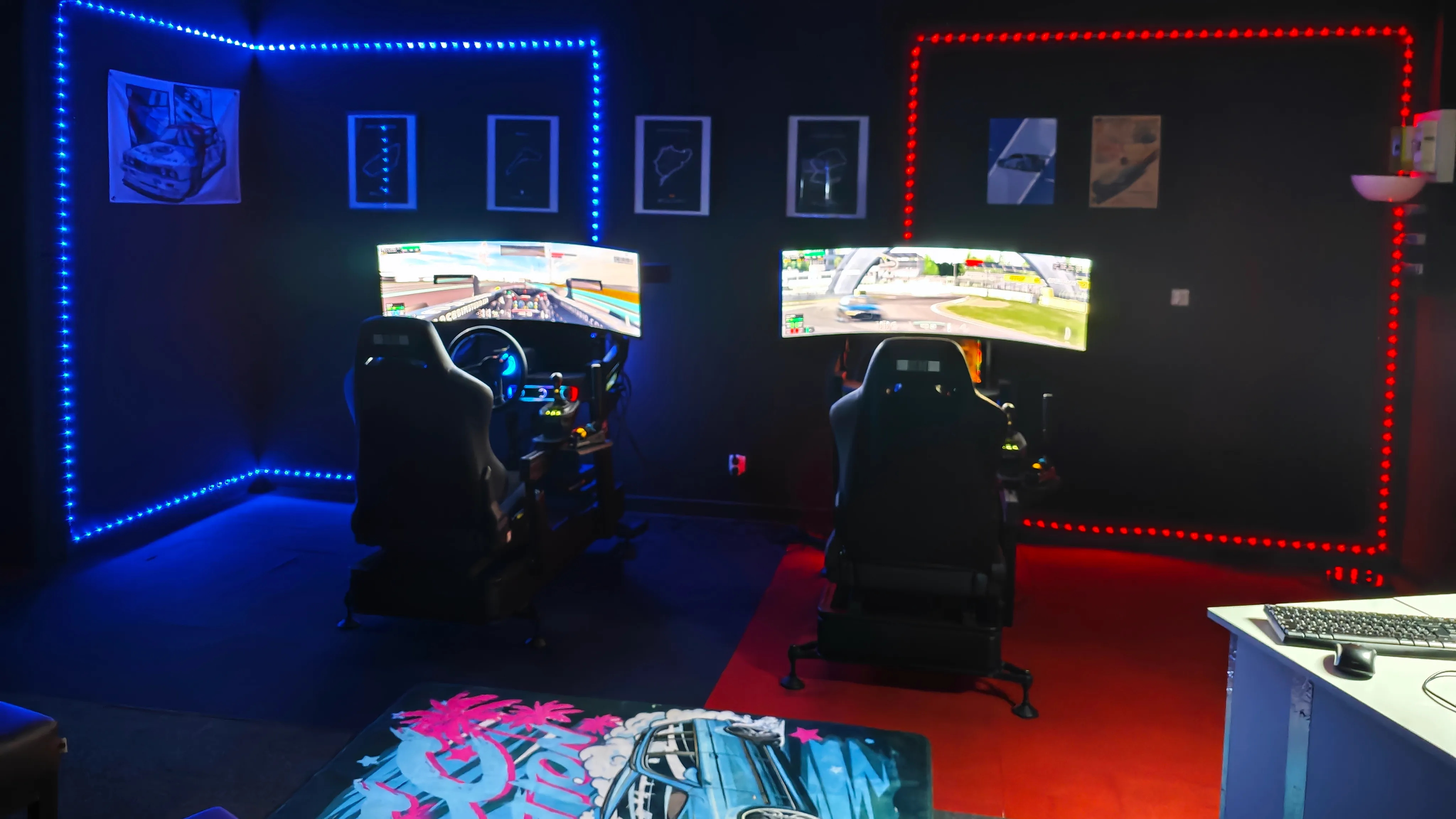 Photo drone du circuit de Mirecourt